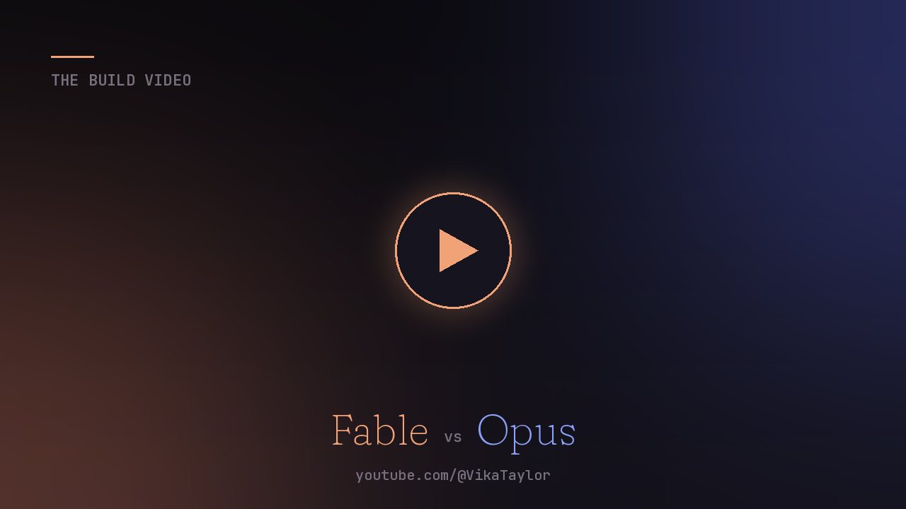 Fable vs Opus build video — click to play
